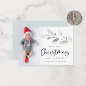 ミニサイズ |第1回クリスマスベビーカスタムフォトカード ノートカード (正面/裏面インサイチュ)