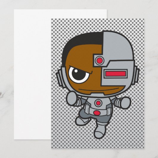 ミニサイボーグ 招待状 (正面/裏面)