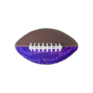 ミニサッカーパーソナライズされた   名前/フレーズの追加 アメリカンフットボール