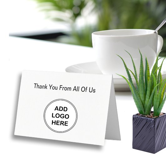 ミニサンキューカードロゴテンプレートスタイル