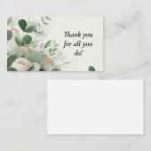 ミニサンキューカード 名刺 (正面/裏面)