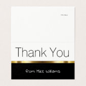 ミニサンキューノートエレガントデザイン (外部フラット)