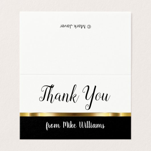 ミニサンキューノート (外部フラット)