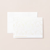 ミニサンキューフォイルカード 箔カード (裏面封筒付き)