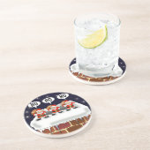 ミニサンタのコースター"攻撃" - Kevムーア… コースター (側面)