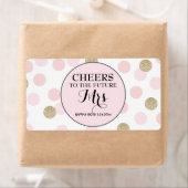 ミニシャンパンラベルブライダルシャワーのお気に入り ラベル (インサイチュ)