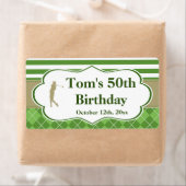 ミニシャンパンワインボトルラベルゴルフグリーン金ゴールド ラベル (インサイチュ)