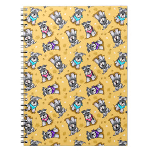 ミニシュナウザーサンシャインキニアート ノートブック