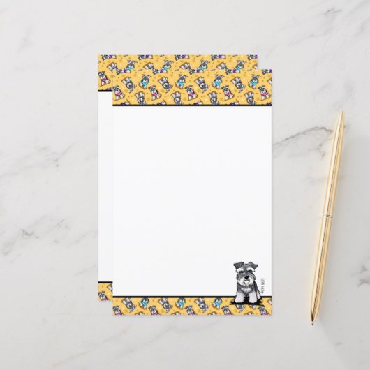 ミニシュナウザーサンシャイン (正面/裏面インサイチュ)