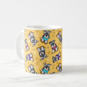 ミニシュナウザーサンシャイン コーヒーマグカップ (正面左)