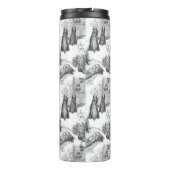 ミニシュナウザーテリアブラックトワール名前をカスタムする タンブラー (裏面)