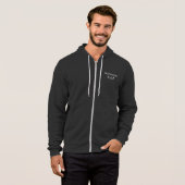 ミニシュナウザーファンフード付きスウェットシャツ パーカ (正面フル)