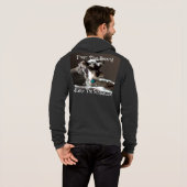 ミニシュナウザーファンフード付きスウェットシャツ パーカ (裏面フル)