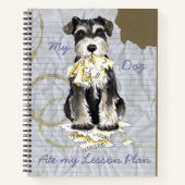 ミニシュナウザー食べのレッスンプラン ノートブック (正面)