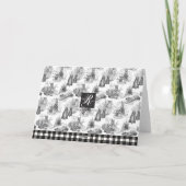 ミニシュナウザー テリア 黒 トイレ サンキューカード (裏面)