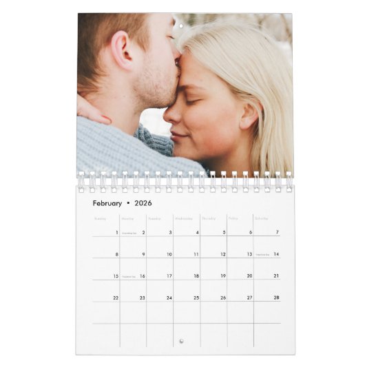 ミニシンプルマリカスタムスト2022セージグリーンフォト カレンダー (2月 2026)