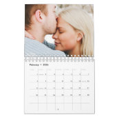 ミニシンプルマリスカスタムト2022赤面ピンクフォト カレンダー (2月 2026)