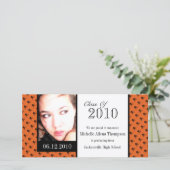 ミニスカル卒業発表フォトカード 案内状 (スタンド正面)