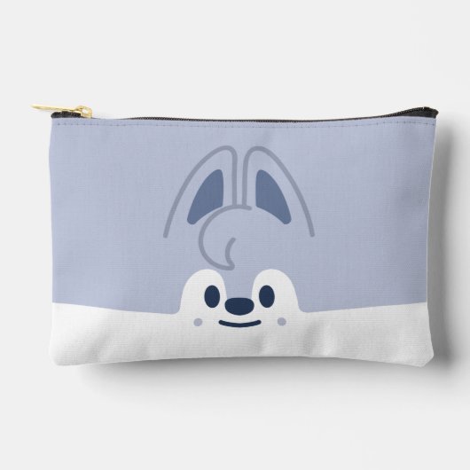 ミニスキー★オオカミちゃん アクセサリーポーチ (正面)