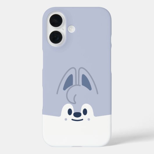 ミニスキー★オオカミちゃん Case-Mate iPhoneケース (裏面)