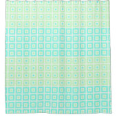 ミニスクウェアインスクウェアミントスペアミント シャワーカーテン (正面)