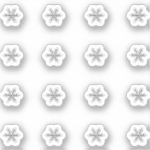 ミニスノーフレークシール