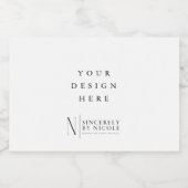 ミニスパークリングワインラベル印刷 スパークリングワインラベル (シングルラベル)