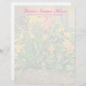 ミニスプリングタイムガーデン レターヘッド (正面/裏面)