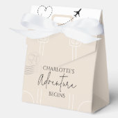 ミニスーツケース旅行の冒険が始まる卒業 フェイバーボックス (正面)