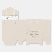 ミニスーツケース旅行の冒険が始まる卒業 フェイバーボックス (見開き)