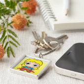 ミニスーパーガール キーホルダー (側面)