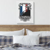 ミニセールデアフェールマニケスドゥラフランスロゴ キャンバスプリント (インサイチュ (寝室))