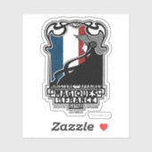 ミニセールデアフェールマニケスドゥラフランスロゴ シール (シート)