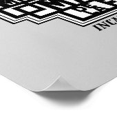 ミニセールデアフェールマニケスドゥラフランスロゴ ポスター (角)