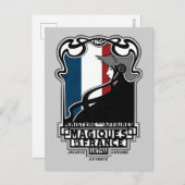 ミニセールデアフェールマニケスドゥラフランスロゴ ポストカード (正面/裏面)