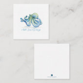 ミニタコクリスマス ノートカード (正面/裏面)