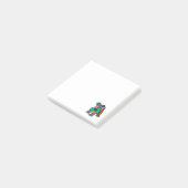 ミニチュおもしろいアシュナウザードッグ抽象芸術アート ポストイット (アングル)