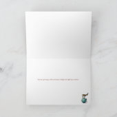 "ミニチュアそり"のクリスマスカード シーズンカード (内部)