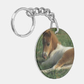 ミニチュアに子馬の置くこと キーホルダー (正面左)