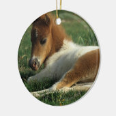 ミニチュアに子馬の置くこと セラミックオーナメント (左)