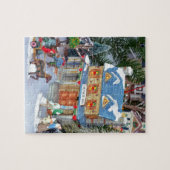 ミニチュアのクリスマス村 ジグソーパズル (横)