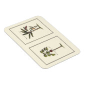 ミニチュアのフレームのヤシの木2本 マグネット (右側)