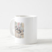 ミニチュアの暗殺者 水彩玩具テリア コーヒーマグカップ (正面左)
