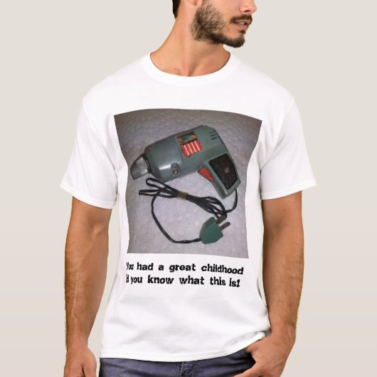 ミニチュアアンティークPowerMiteドリルTシャツ Tシャツ (正面)