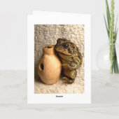 ミニチュアウドゥー写真を持つトガエル カード (裏面)