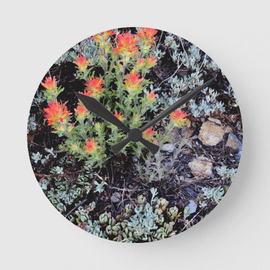 ミニチュアガーデンアットジェムレイク ラウンド壁時計 (正面)