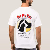 ミニチュアグレイハウンド Tシャツ (裏面)