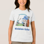 ミニチュアゴルファー トライブレンドTシャツ (正面)