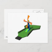 ミニチュアゴルフ ポストカード (正面/裏面)