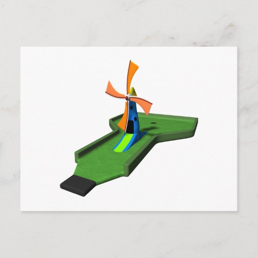 ミニチュアゴルフ ポストカード (正面)